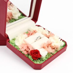 rangement bijou rose lumineux